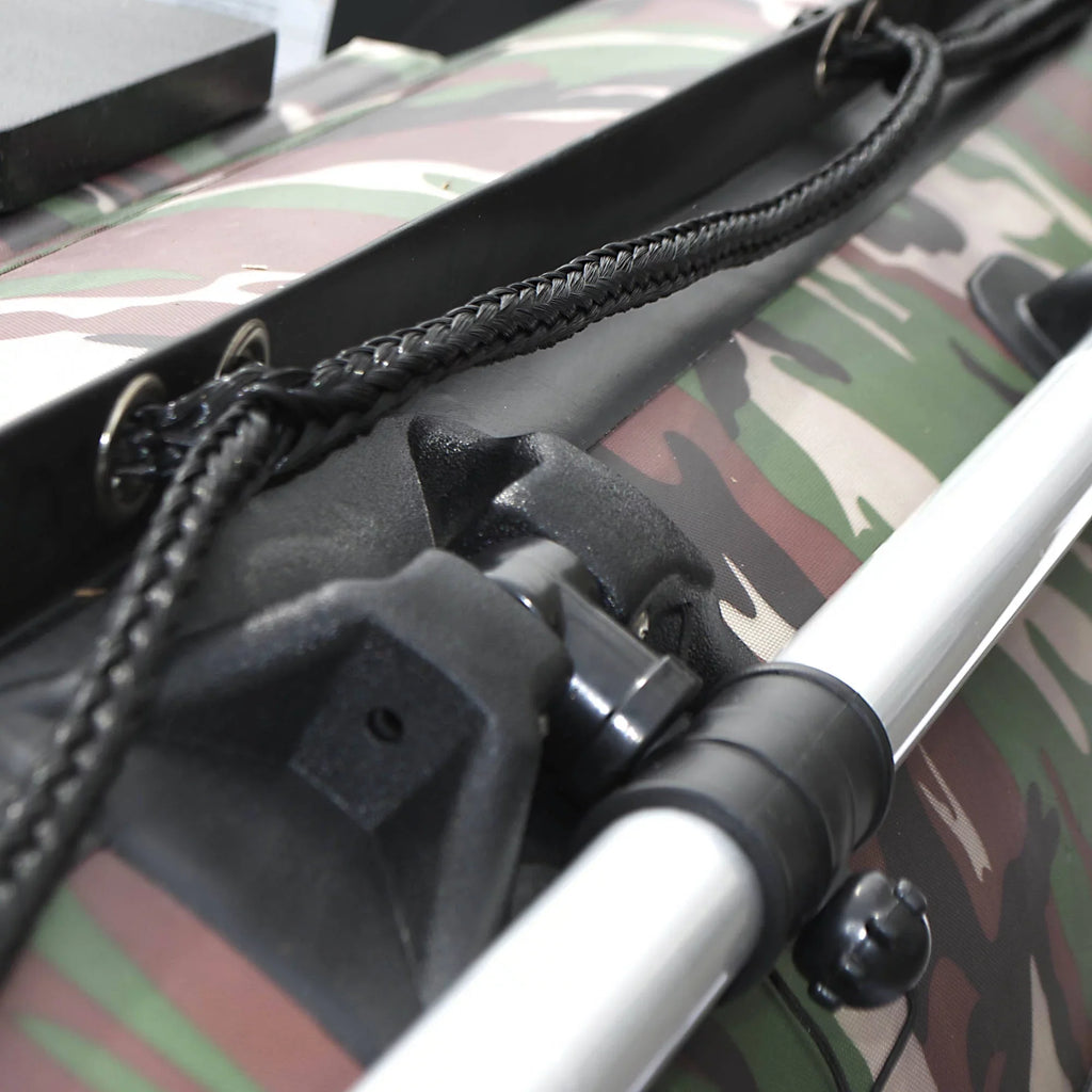 BT320CM Inflatable Fishing Boat 4-Person Raft 10.5 feet - Camouflage