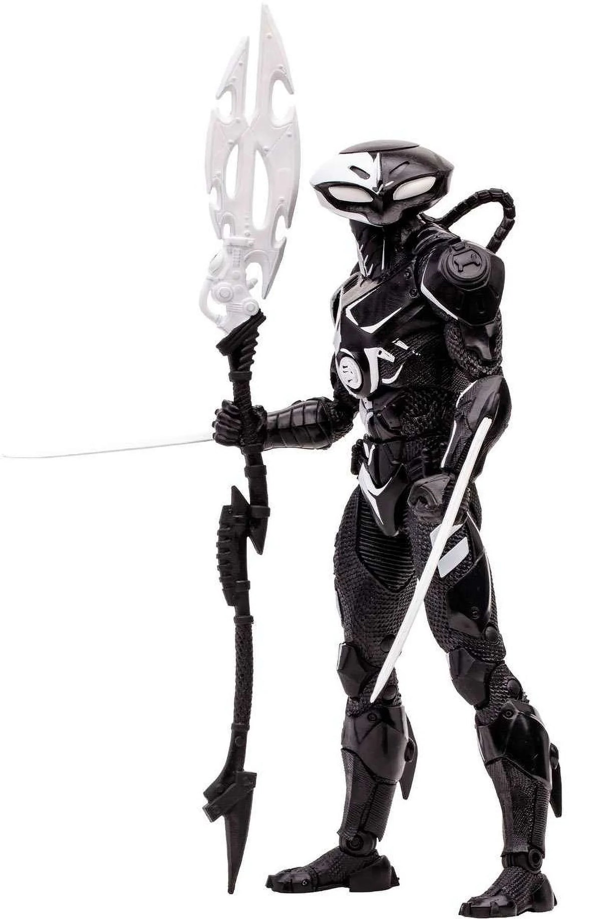McFarlane  Direct Gold Label Collection Black Manta Action Figure with Comic Book (Line Art)