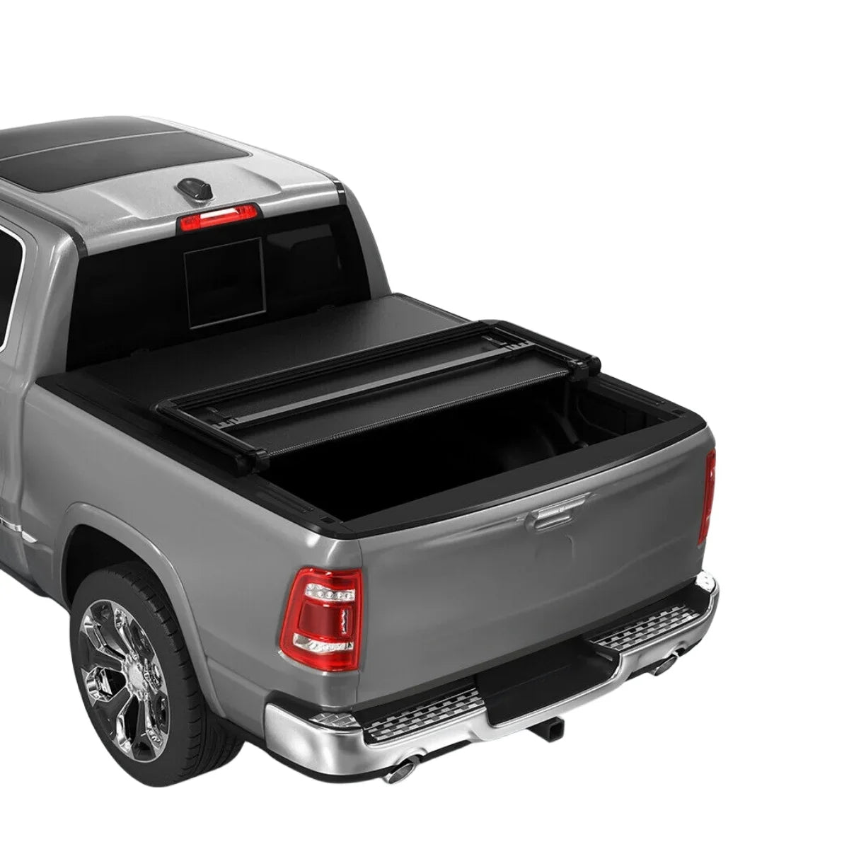 Ledkingdomus 5.7 ft Bed Soft Tri-Fold Truck Bed Tonneau Cover Compatible with 2019-2023 Dodge Ram 1500