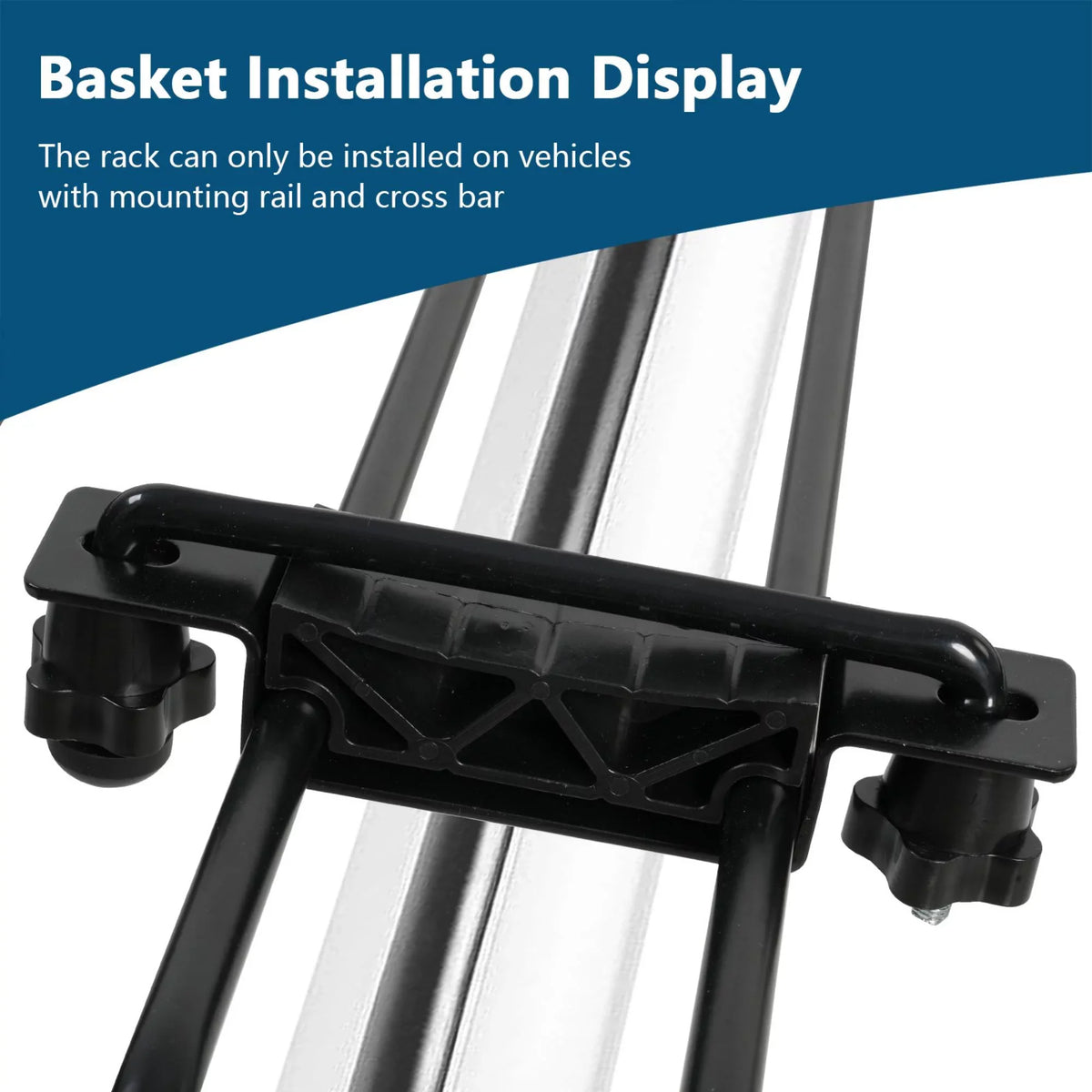 45" x 36" Universal Roof Rack Basket Heavy Duty Rooftop Cargo Rack, 150 lbs Cargo Carrier for Top of Vehicle for , Truck, & Car Luggage Holder, Black