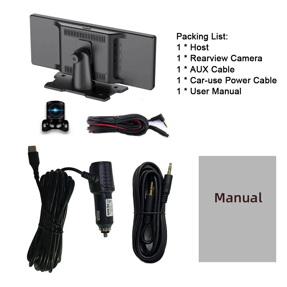 Nebublu Car Console,Car Rearview  Car 10.26in Car Video Car Auto Rearview Camera  Nebublu Arealer Auto Camera Car