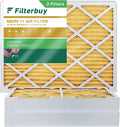 Filterbuy 20x24x4  11 Pleated   Furnace Air Filters (3-Pack)