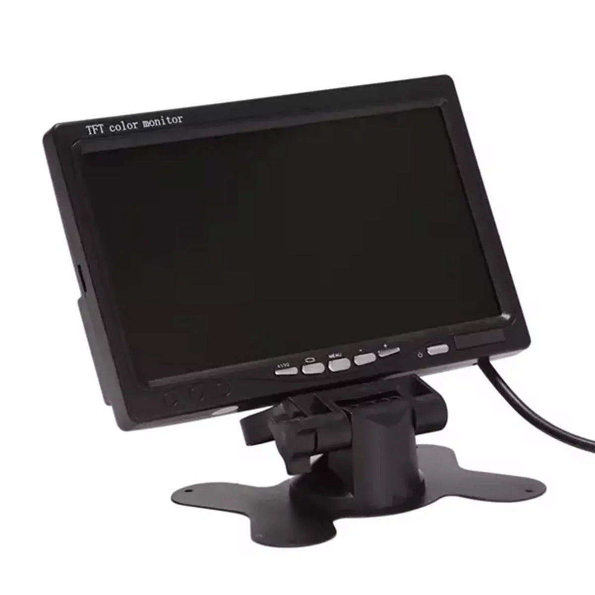 Aibecy 7 Inch  Monitor Display Screen  Car Screen Monitor  1024x600 Display  Input Built-in Speaker For Trucks Bus  Trailer Reverse Rear View Backup Camera