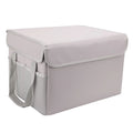 Irfora Fireproof Waterproof Storage Box, Ideal for Home Office Car, with Lid and Sturdy Handles