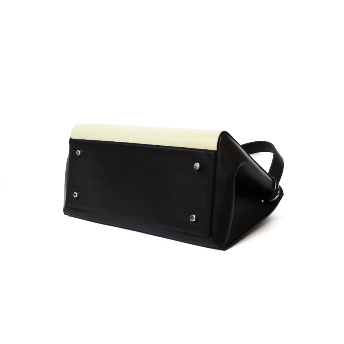 Pre-Owned  Celine Handbag Edge Overseas Large Black Yellow Women's Leather (Fair)