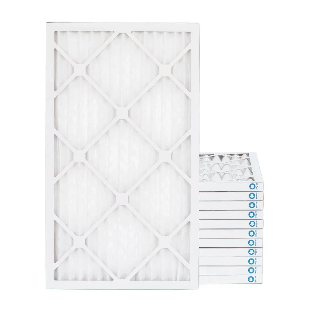 Pamlico Air 14x25x1  8 Pleated  Furnace Air Filters. Case of 12. Actual Size: 13-1/2 x 24-1/2 x 3/4
