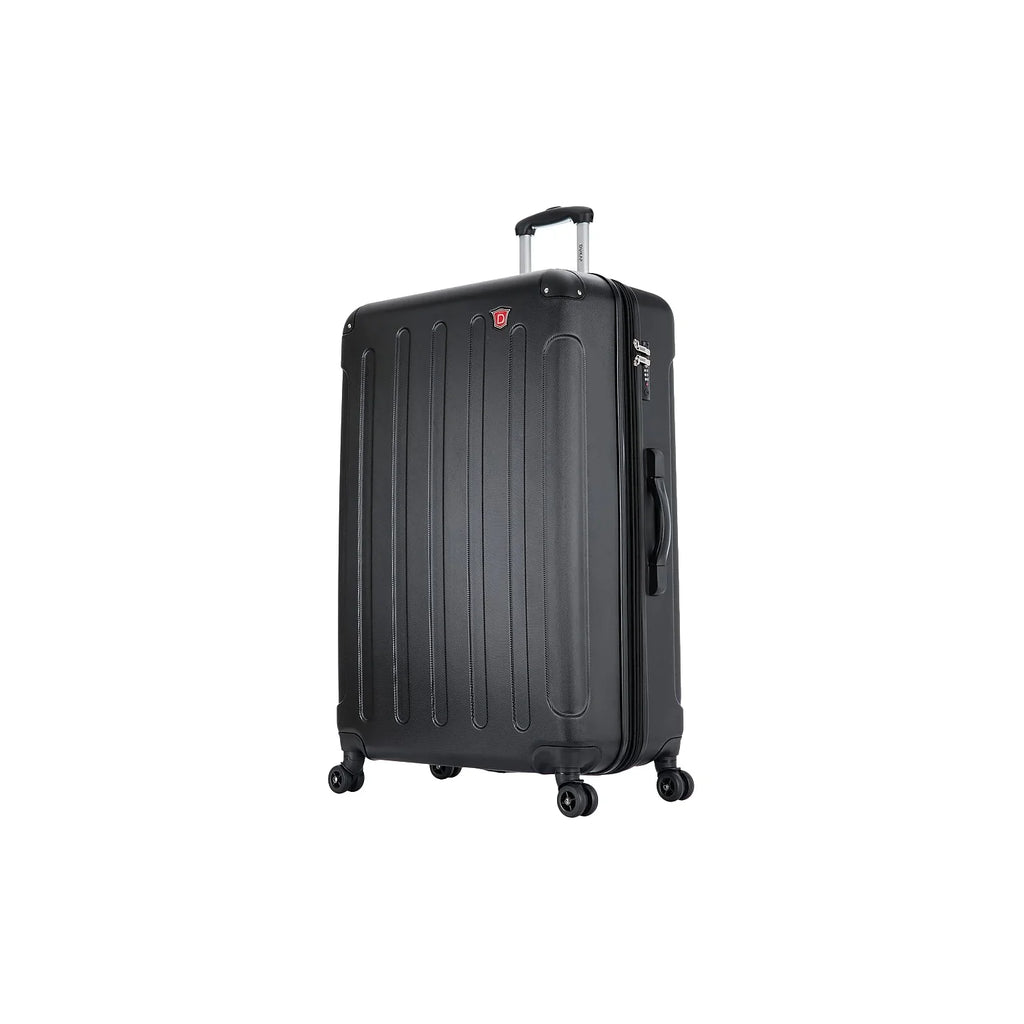 Plastic 4-Wheel Spinner Luggage Black (DKINT00L-)