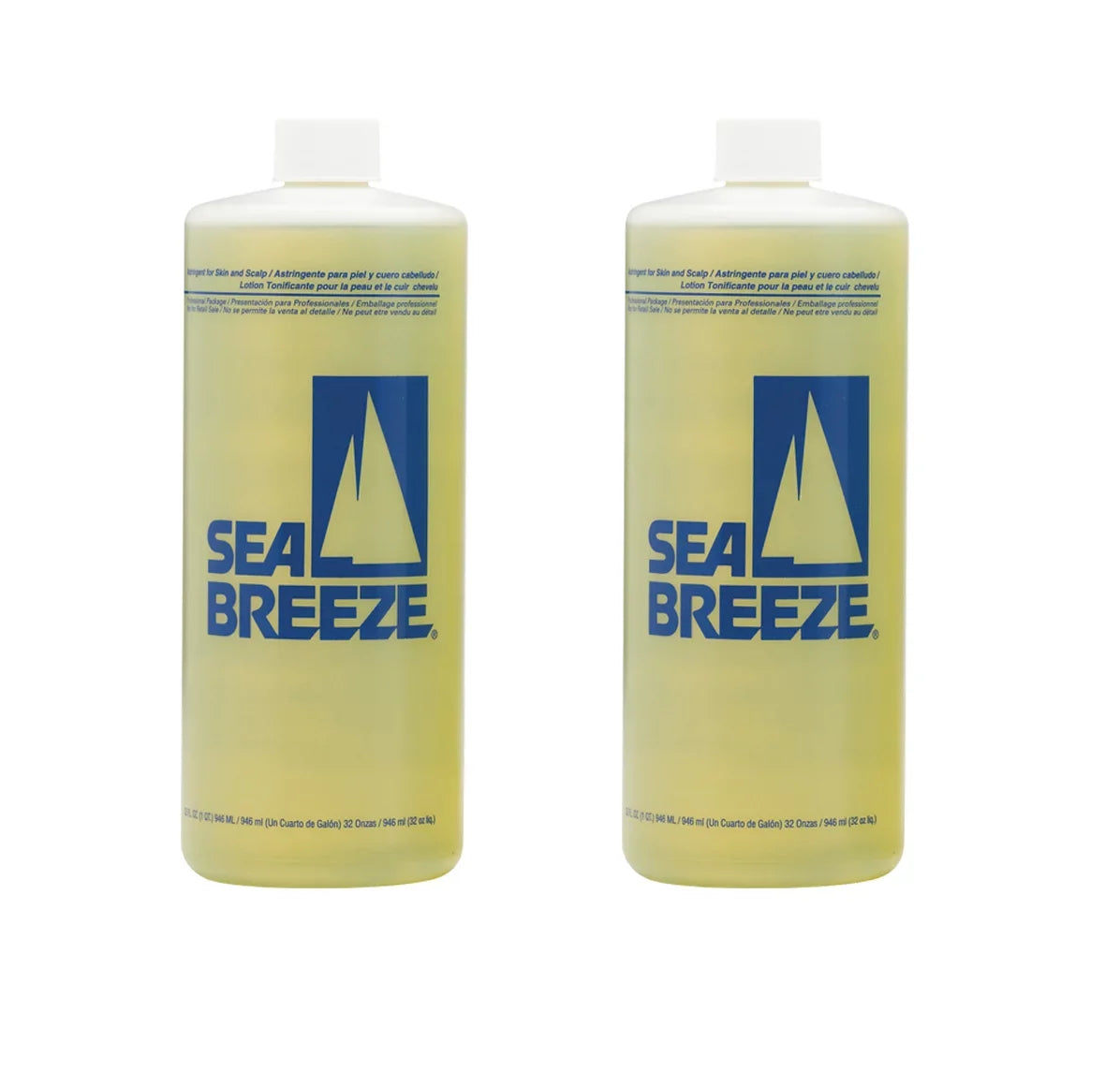 Barber Sea Breeze Astringent For Skin, Scalp & Nails 32 oz -SEP0402 (2 Pack)