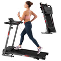 Folding Treadmill for Home with Desk - 2.5HP Compact Electric Treadmill for Running and Walking Foldable Portable Running Machine for Small Spaces Workout, 265LBS Weight Capacity