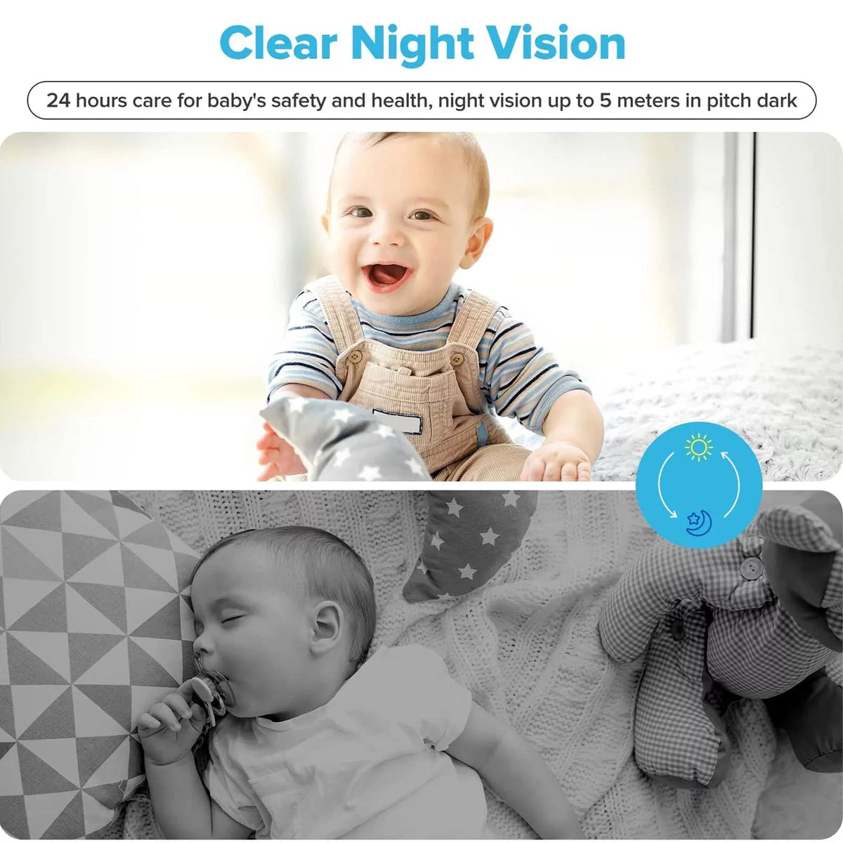 Night Vision Wireless Home Camera - 1080P , 2 Way Audio - Nozaya