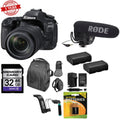 Canon  80D  Camera with 18-135mm Lens Video Kit