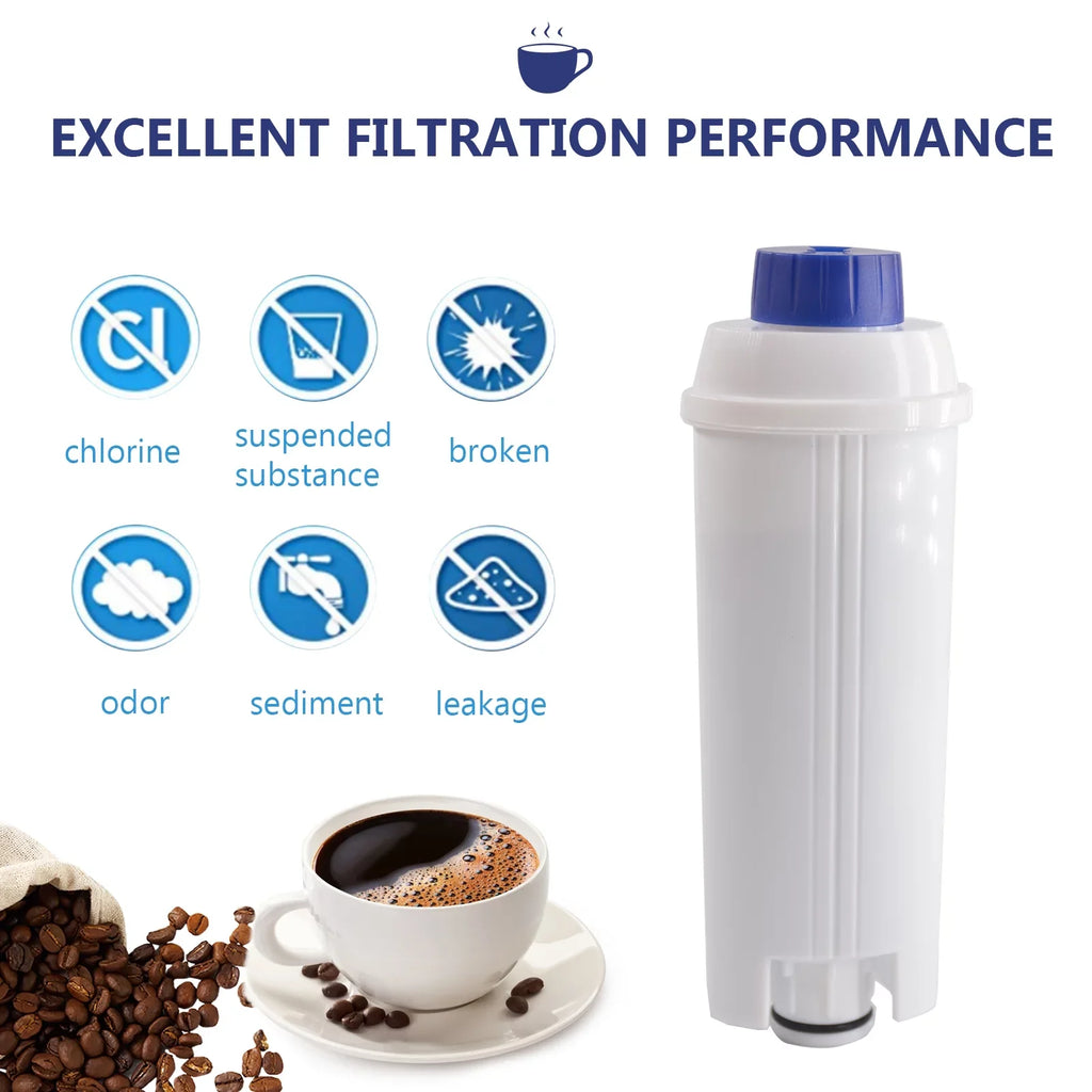 4Pcs Replacement Filter Cartridge for Delonghi  C002 Coffee Maker, Water Filter Accessory