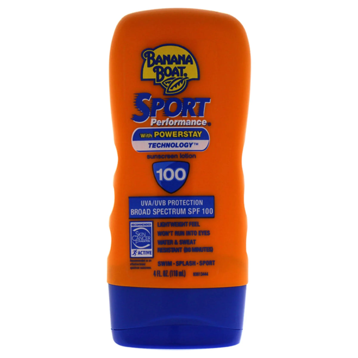 Banana Boat Sport Performance with Powerstay Technology Sunscreen Lotion  100 - Pack of 3, Lotion 4 oz