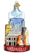 Nashville - One Glass Ornament 4.75 Inch, Glass - Music City Grand Ole Opry 20097