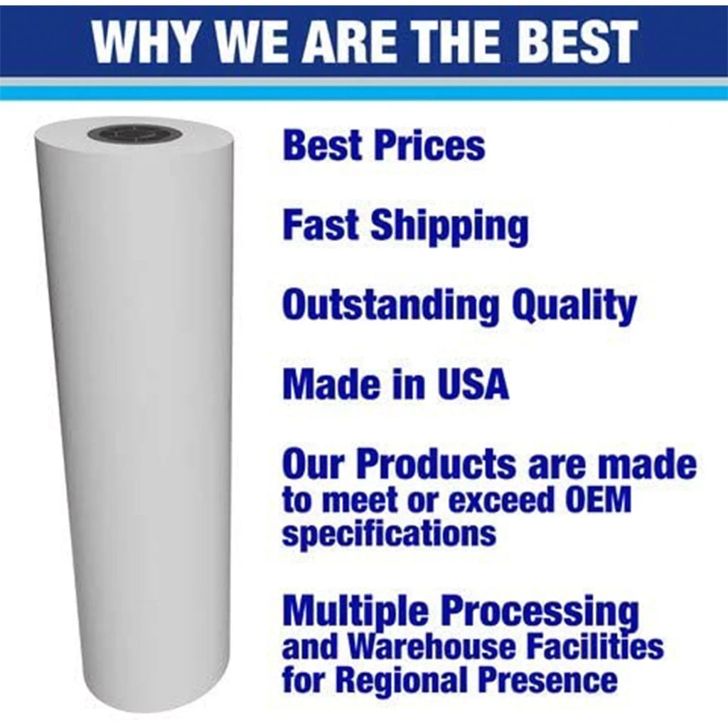 Alliance Wide Format Paper 24" x 150'  Bond 20lb | 92 Bright | 4 Rolls | 2" Core