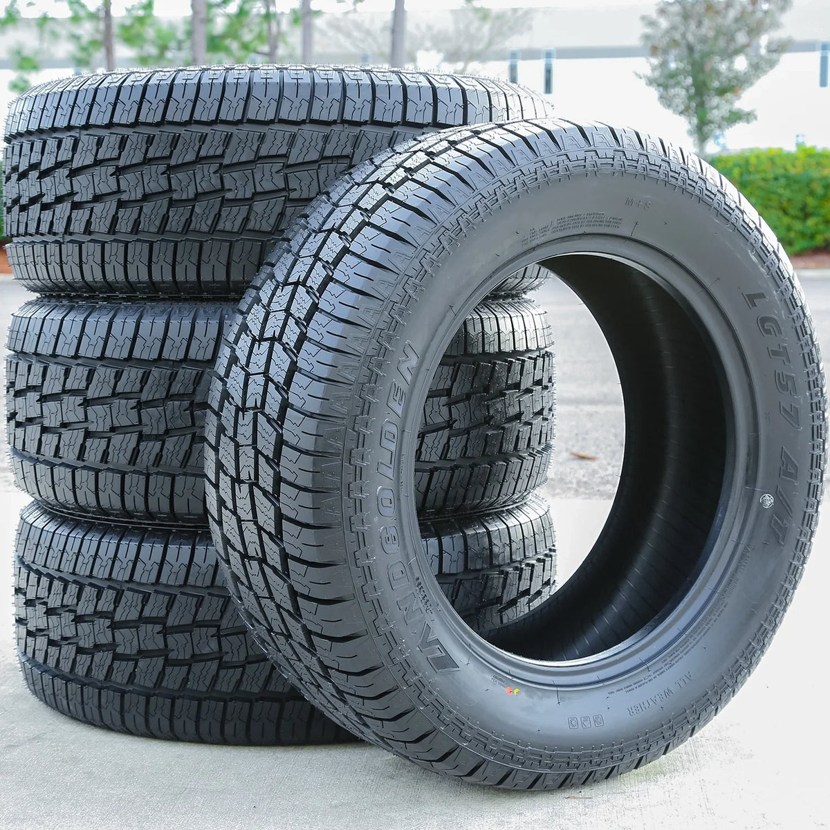 Set of 4 () Landgolden LGT57 A/T  235/85R16 Load E 10 Ply  All Terrain Tires
