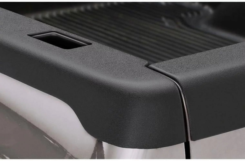 Bushwacker by RealTruck Ultimate BedRail Caps Smooth Back w/ Stake Holes|2-Pc Set Black |28508|Compatible with 93-11 Ford Ranger w/ 6' Bed; 1994-1997 Mazda B4000 w/ 6' Bed (Exc  Models)