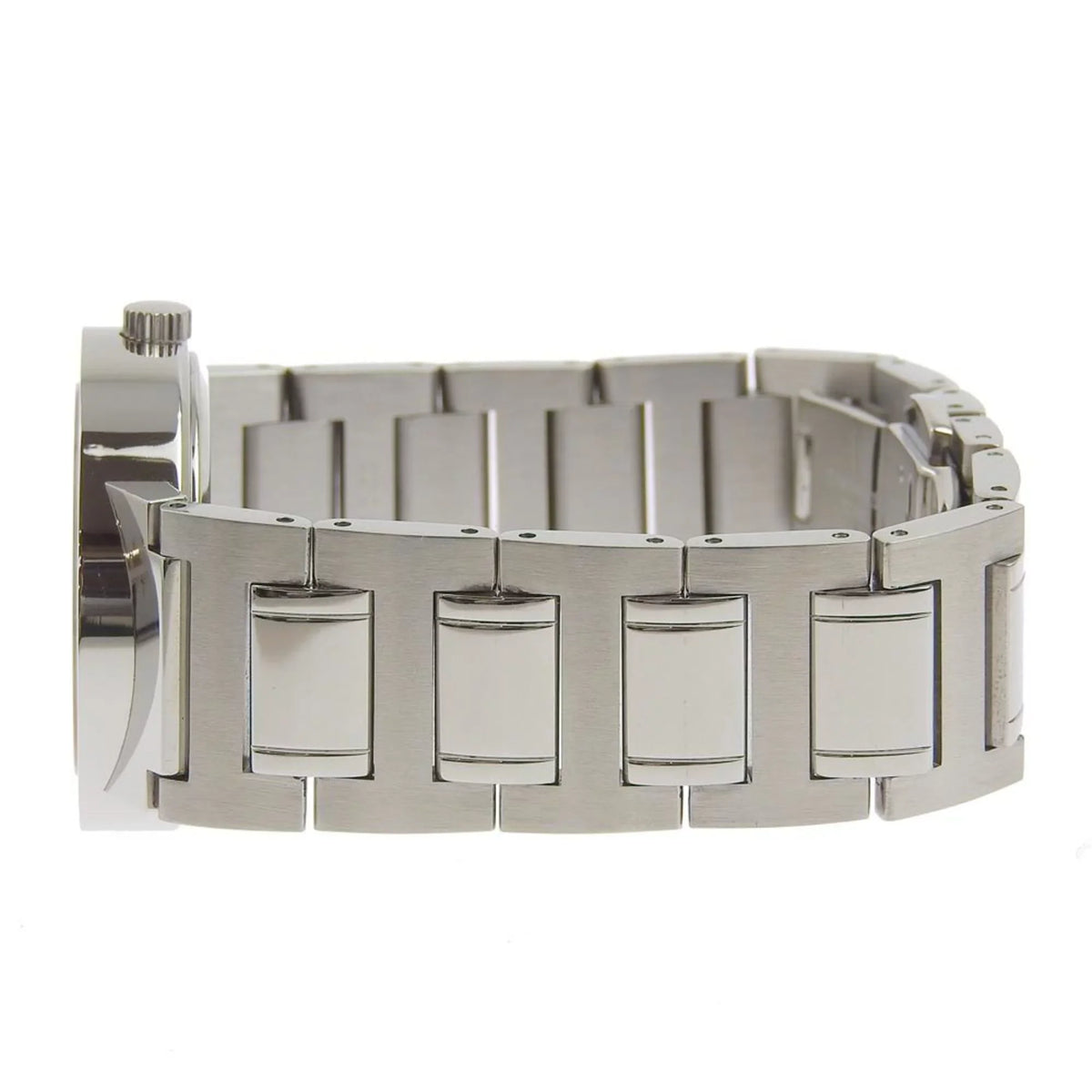 Pre-Owned  Bulgari BB33BSS  stainless steel self-winding boys black dial watch (Good)