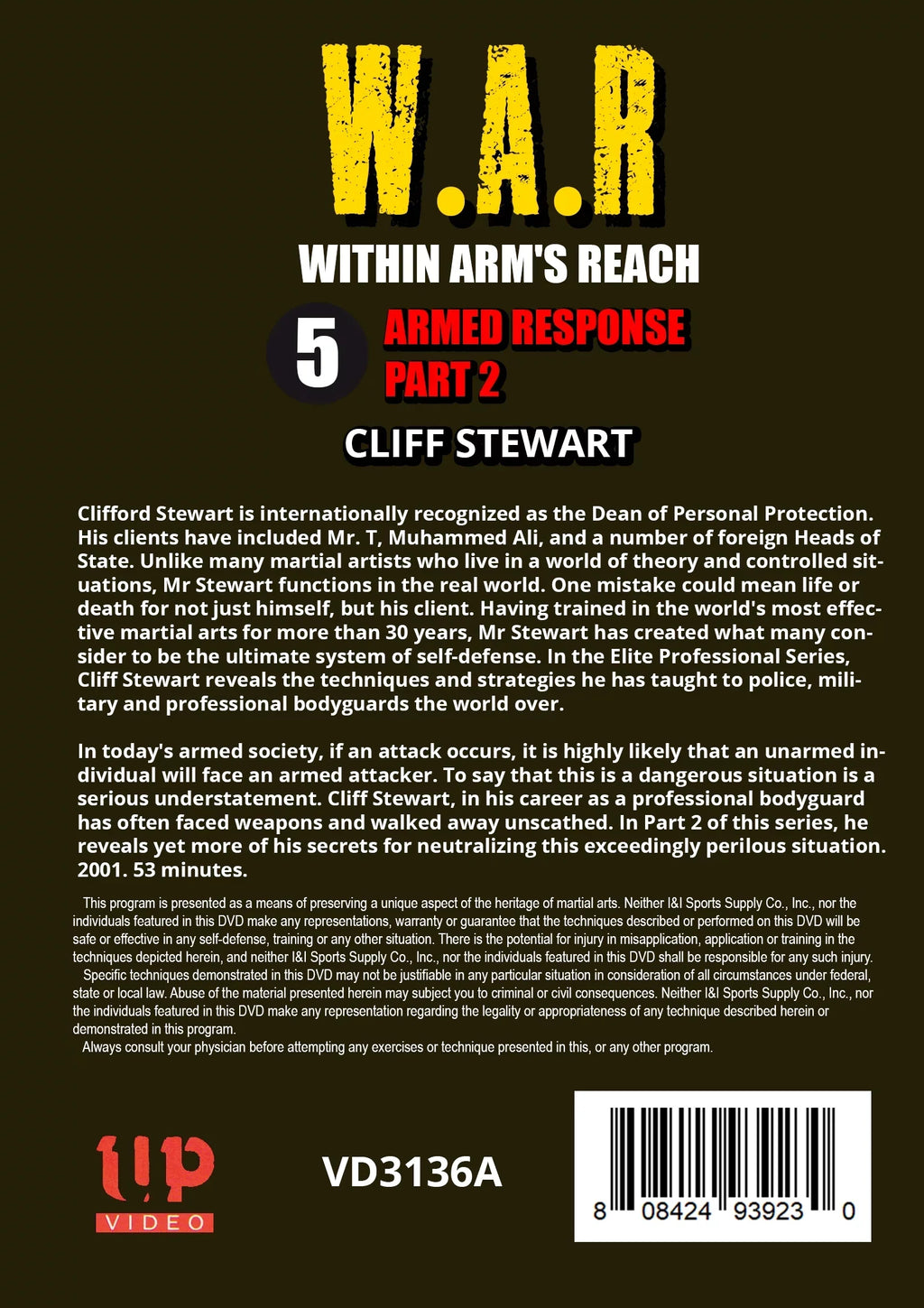 W.A.R. Within Arms Reach 5 Armed Response neutralizing secrets  Cliff Stewart