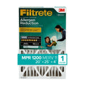 Filtrete 20x25x4 Air Filter,  1200  11, Allergen Reduction Deep Pleat, 1 Filter