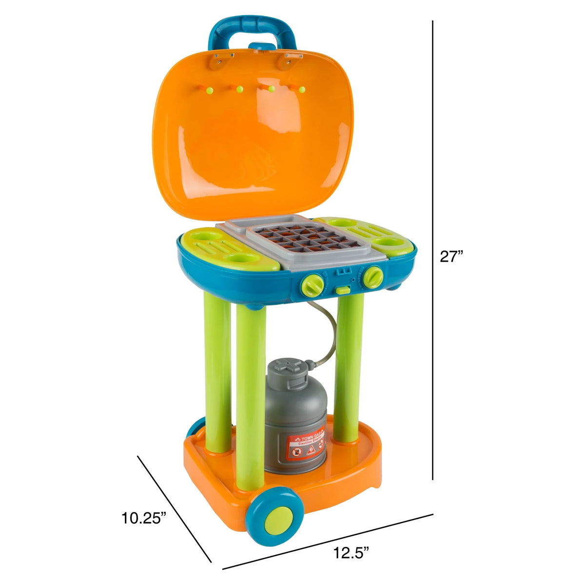 Hey! Play!  Grill Toy Set - Pretend Play Kids Dinner Play Set