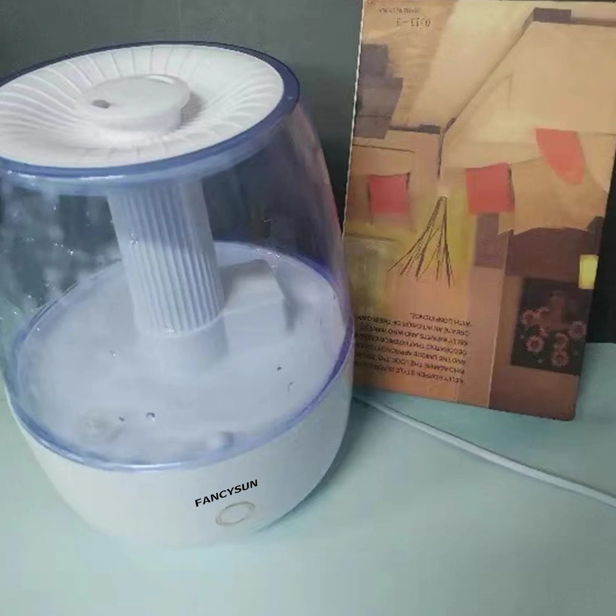 Humidifiers for Bedroom, Cool Mist Humidifier for Home Plant and Baby Nursery, Quiet Ultrasonic Humidifier with 360° Nozzle,Filterless