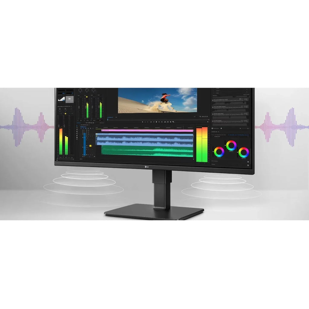 Ultrawide 34\" 3440 x 1440  HDR10, sRGB Curved Monitor, Textured Black, 34BQ77QB-B