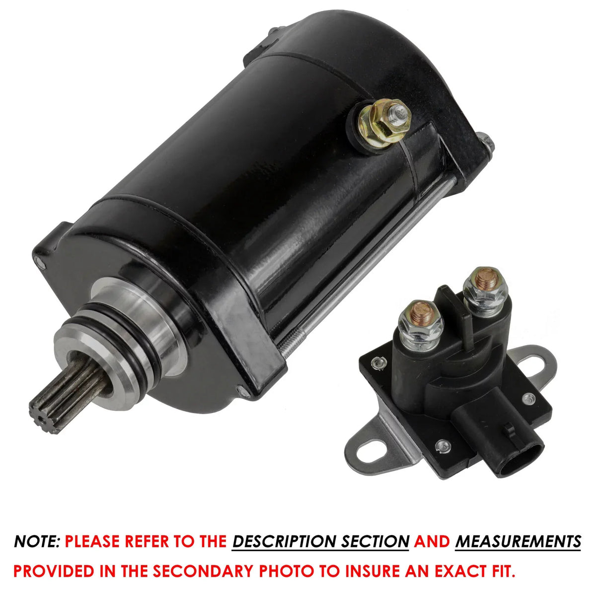 Starter & Relay Solenoid for Seadoo  Di  Ltd 951 1998 1999- 2003 Jet Ski