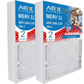 16x20x4 Air Filter  11 Comparable to  1000,  1200 &  7 Compatible with Bryant Carrier -0017 Premium  Made 16x20x4 Furnace Filter 2 Pack by     .