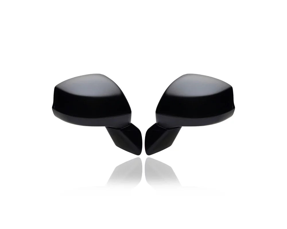 Door Mirror - Compatible/Replacement for '12-12 Honda Civic Sedan/Coupe- - Manual Without Side View Camera, Textured - Pair, Left Driver + Right Passenger Set - 76208TR0A11, 76258TR3A11