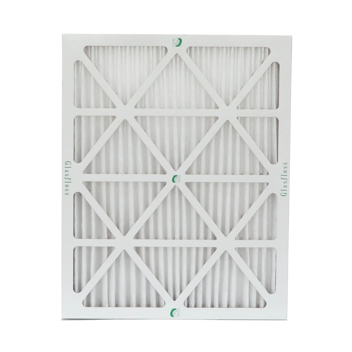 18x24x2  10 Pleated  Air Filters by Glasfloss. ( Quantity 5 ) Exact Size: 17-1/2 x 23-1/2 x 1-3/4
