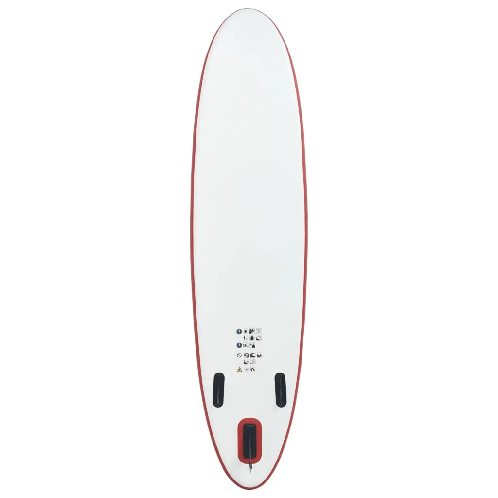 Inflatable Paddleboard Set Red and White