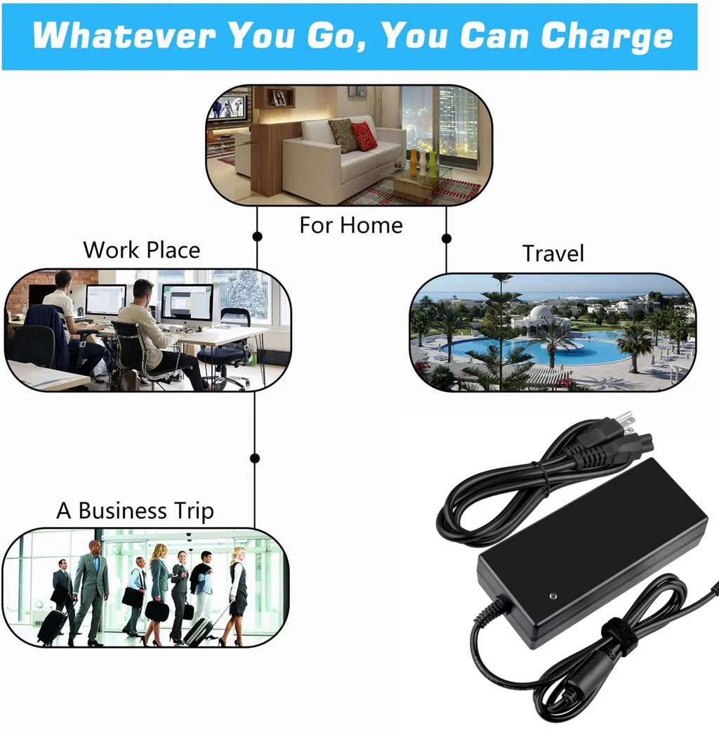 Compatible / Adapter Replacement for  ZBook 15 Mobile Workstatioi7 16GB 750GB Video F2P51UTP#ABA48 Power Supply Cord Cable  Charger Mains