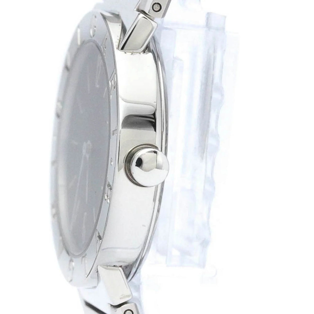 Pre-Owned Polished  Bvlgari Bvlgari Steel Quartz Unisex Watch BB30SSD BF565431 (Good)