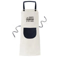 I Am Always Best One In The Games Apron Adjustable Bib Cotton Linen  Kitchen Pocket Pinafore