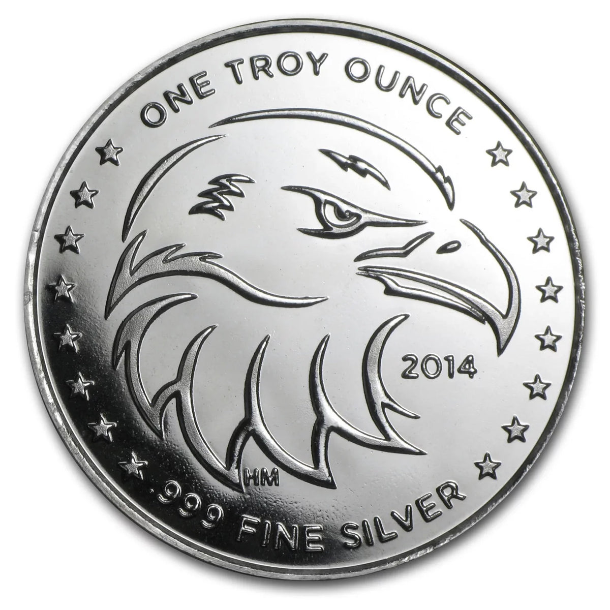 1 oz Silver Round -  (2014 Eagle Eye)
