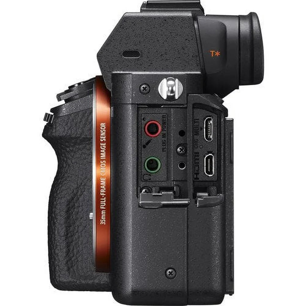 Sony Alpha a7S  Mirrorless Camera ILCE7SM2/B With Sony  24-70mm Lens, Soft Bag, Additional Battery, 64GB Memory Card, Card Reader , Plus Essential Accessories