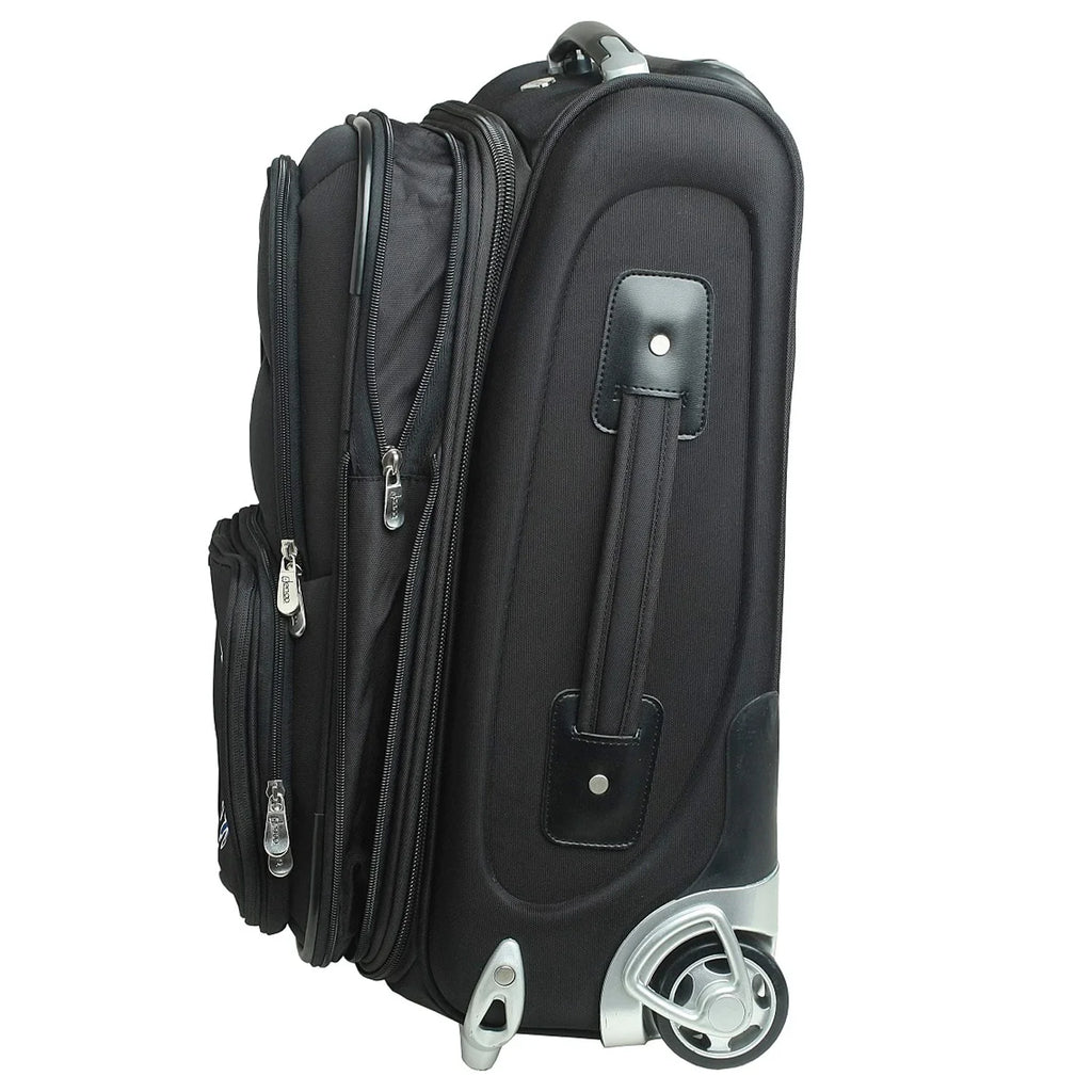 Black Hawaii Warriors 21" Softside Rolling Carry-On Suitcase