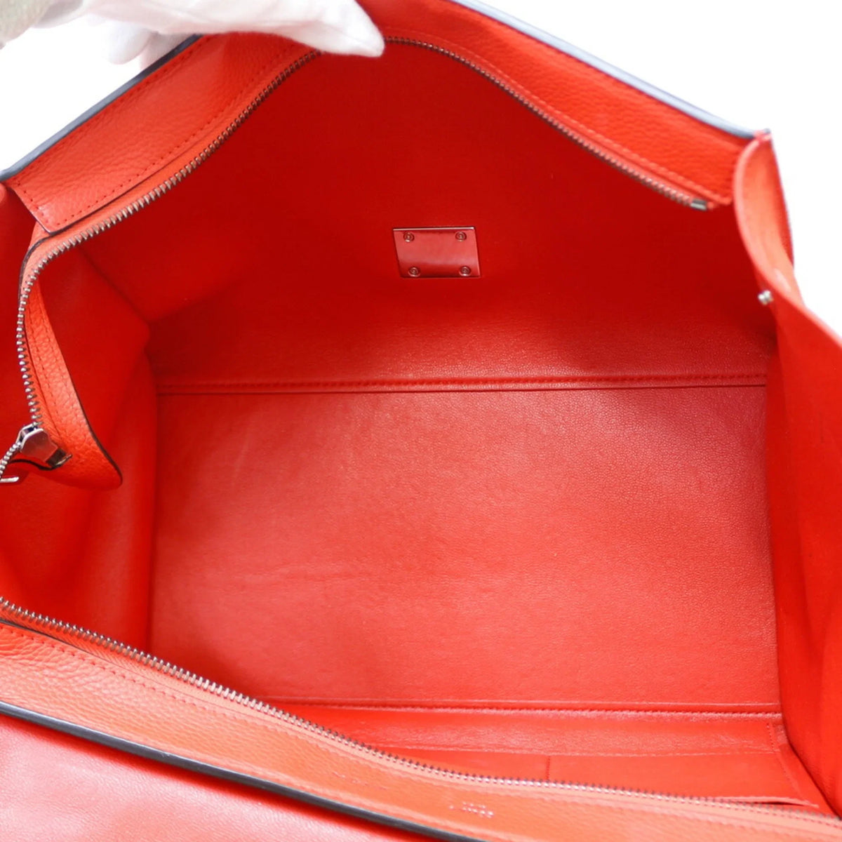 Pre-Owned Celine Trapeze Handbag Leather Orange Women's  (Fair)