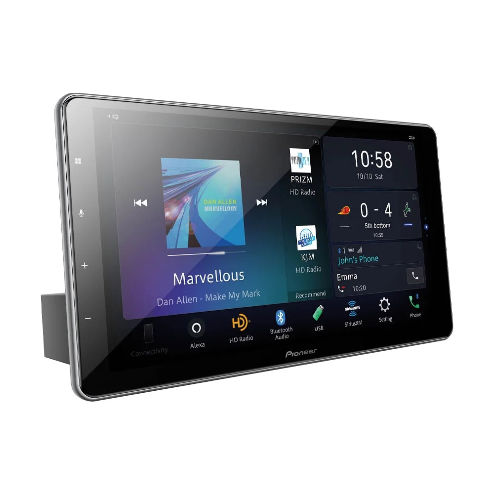 New Pioneer -WT8600NEX 1DIN 10.1" Digital Media Receiver & Bullet Backup Cam