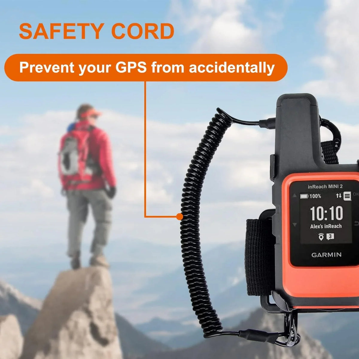 Backpack Tether for Garmin inReach Mini/inReach Mini 2 Handheld  - Garmin Backpack Mount (Not for Other