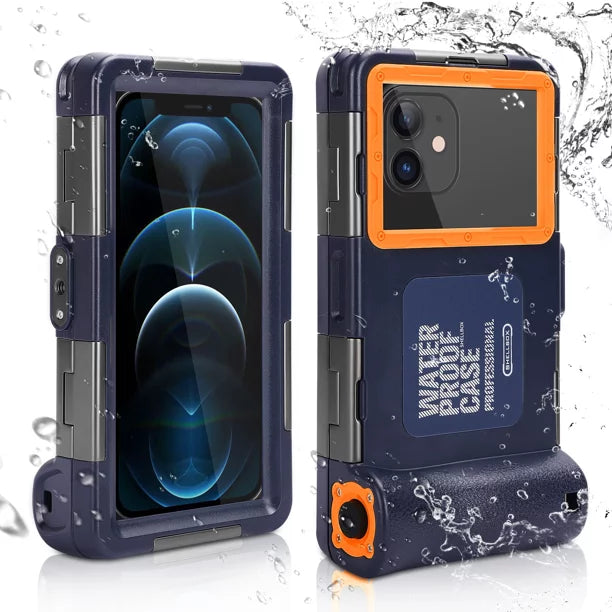 UrbanX Professional [15m/50ft] Swimming Diving Surfing Snorkeling Photo Video Waterproof Protective Case Underwater Housing for vivo Y72 5G And all Phones Up to 6.9 Inch  with Lanyard