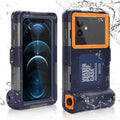 UrbanX Professional [15m/50ft] Swimming Diving Surfing Snorkeling Photo Video Waterproof Protective Case Underwater Housing for vivo Y72 5G And all Phones Up to 6.9 Inch  with Lanyard