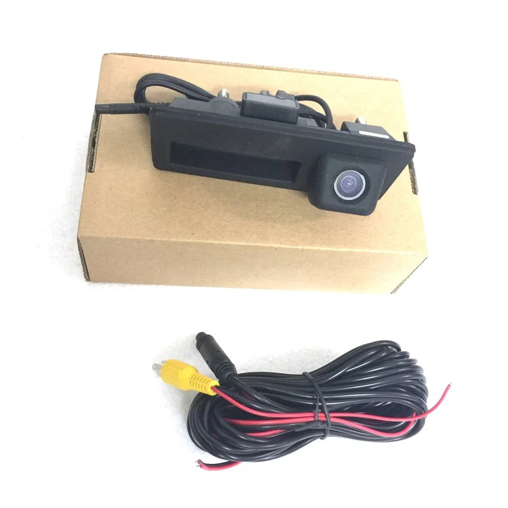 Car Trunk Handle Camera Rear View  Camera for Audi A4 A5 S5 Q3 Q5 for  Pat Tiguan Golf Pat Touran Jetta