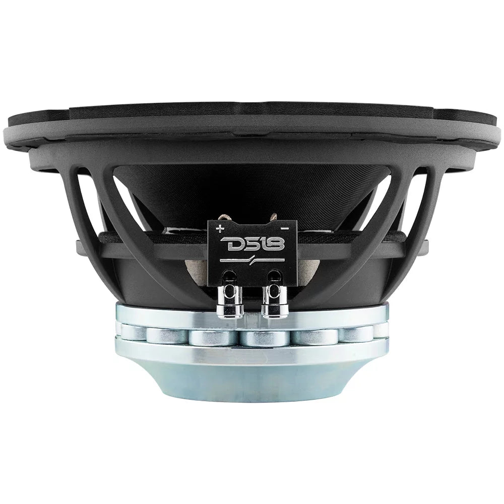 DS18 -RY10.4NMB 10" Carbon Fiber Water Resistant Mid Bass Woofer Neodymium Magnet 900 Watts Max 4-ohm