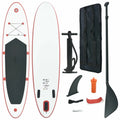 Inflatable Paddleboard Set Red and White