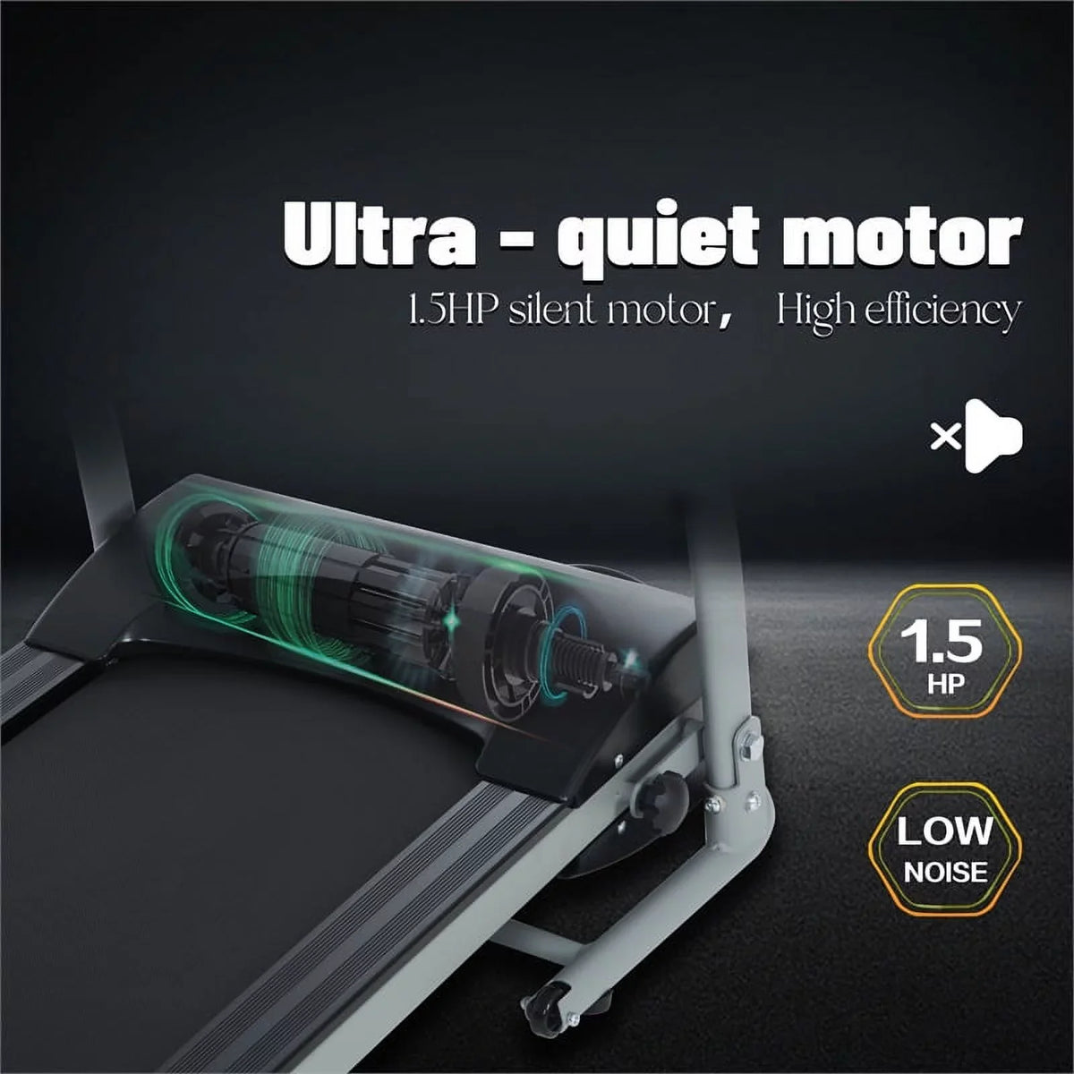 Decor Folding Treadmill for Small Apartment Electric Motorized Space Save