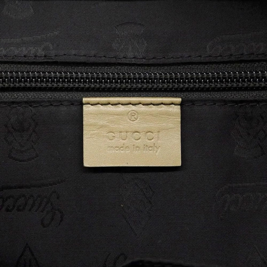 Pre-Owned   Implement Handbag Tote Bag Gold 211138 002123 (Like New)