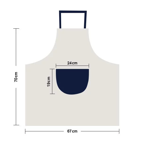 Fierce Boston Terrier Poop Problem Apron Adjustable Bib Cotton Linen  Kitchen Pocket Pinafore