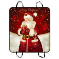 Merry christmas Dreamlike the Santa Claus Pet Car Seat Cover Dog Car Seat Mat Hammock Cargo Mat Trunk Mat For Cars Trucks and  54x60 inches